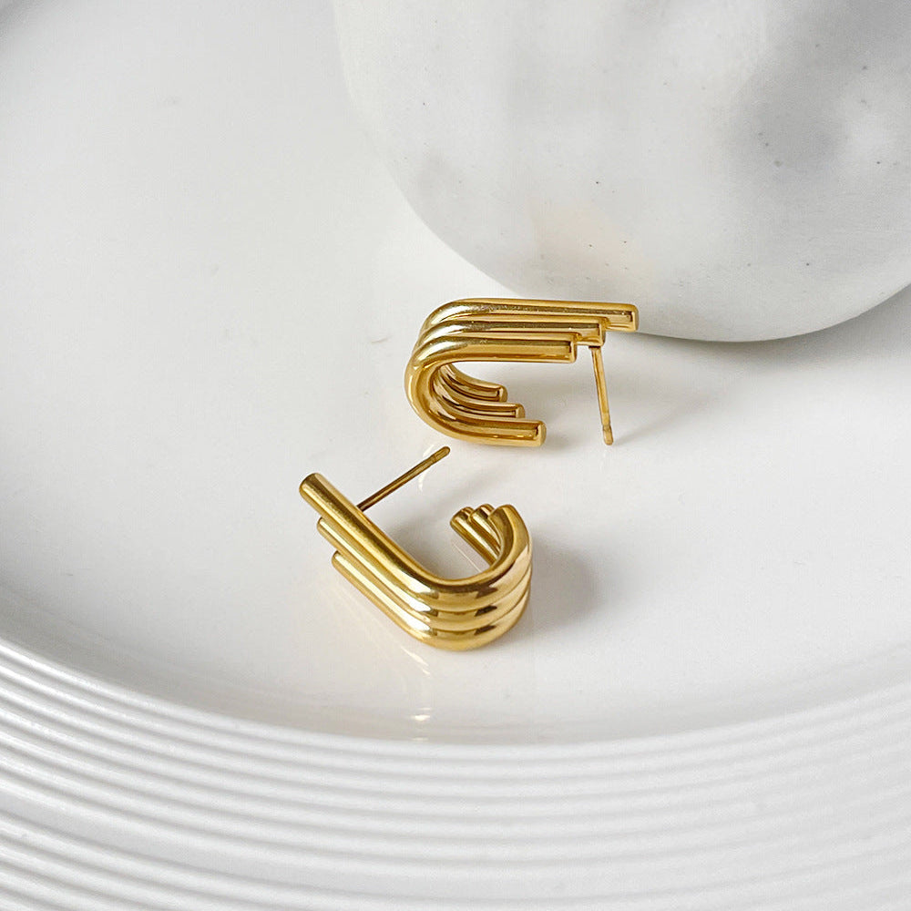Brinco Angel Wings Banhado 18K