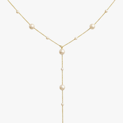 Colar Pérolas com Detalhes Estrelados Starry Pearl