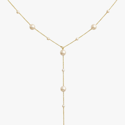 Colar Pérolas com Detalhes Estrelados Starry Pearl