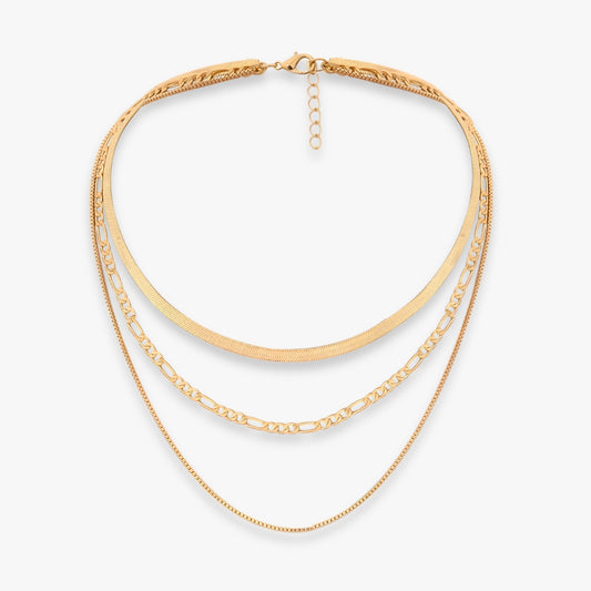 Colar Trinity Layers • 3 Camadas • Mix Moderno