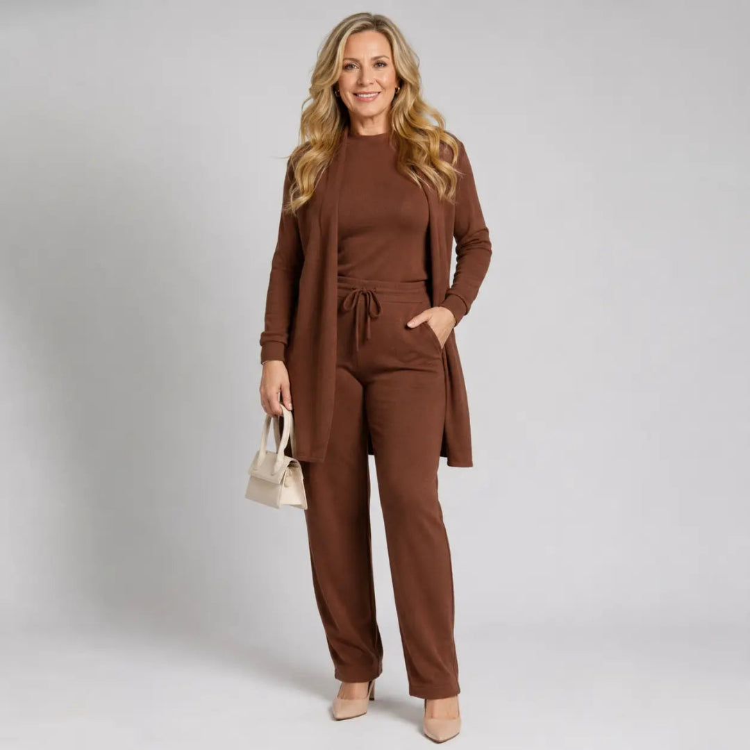 Conjunto Feminino Lãzinha de Frio 3 Peças — Dratini
