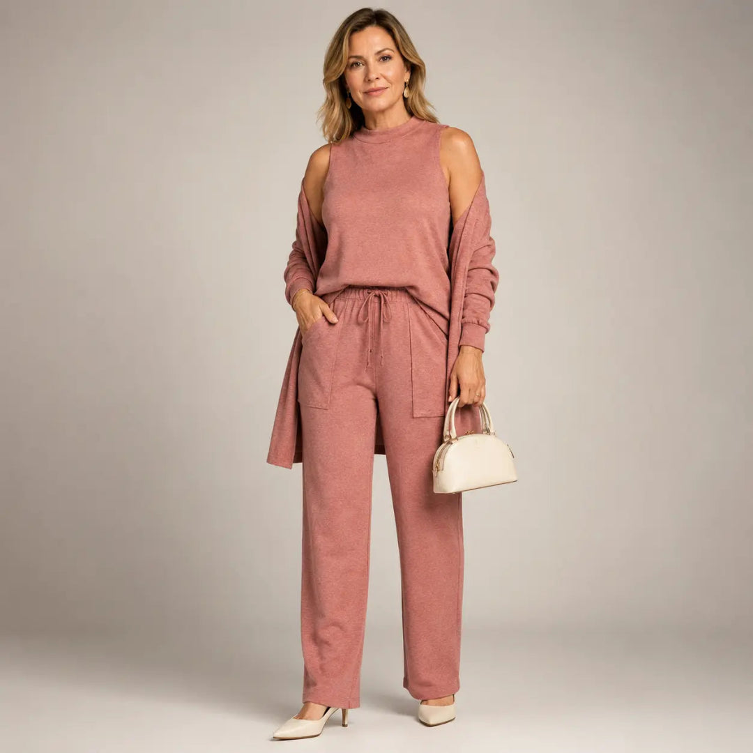 Conjunto Feminino Lãzinha de Frio 3 Peças — Dratini