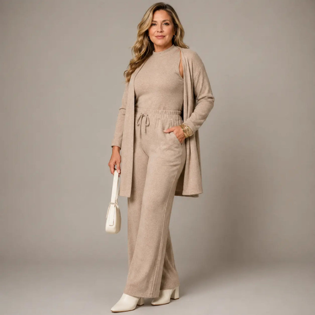 Conjunto Feminino Lãzinha de Frio 3 Peças — Dratini