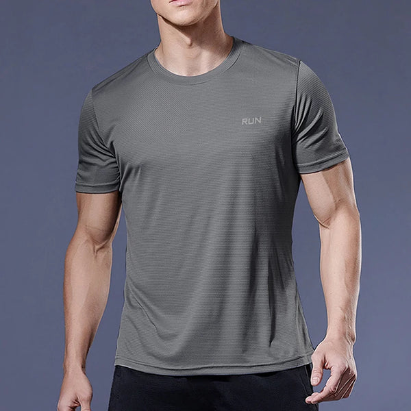 Camiseta RUN Fitness secagem rápida musculação