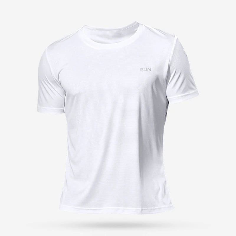 Camiseta RUN Fitness secagem rápida musculação