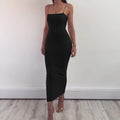 Vestido longo estilingue