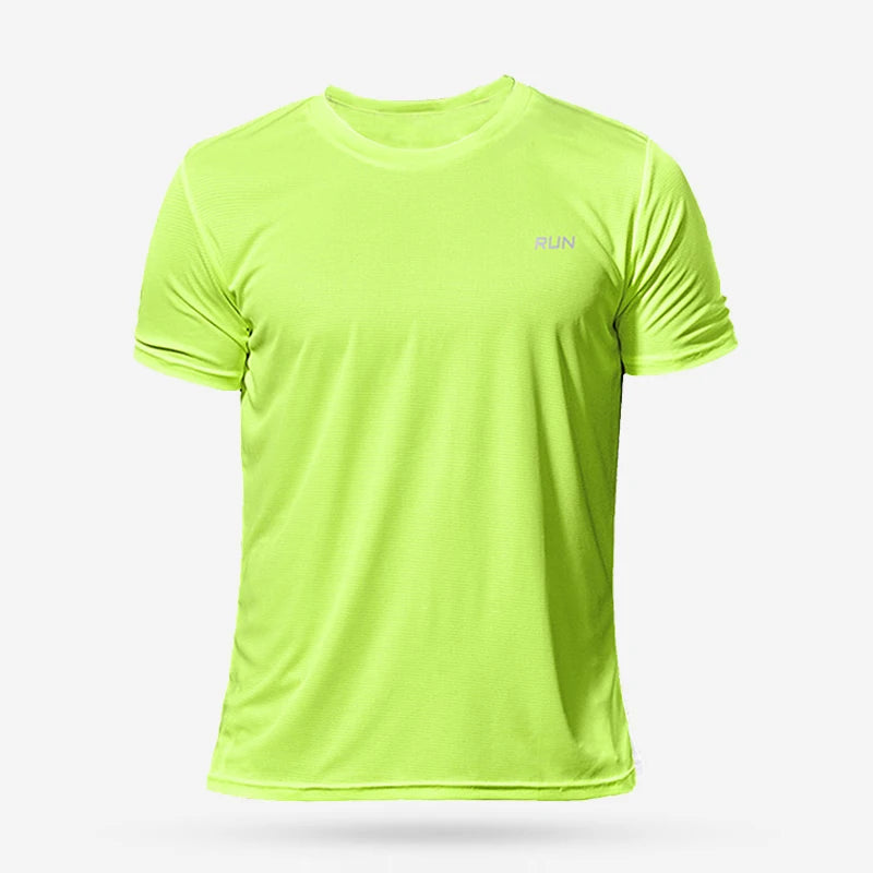 Camiseta RUN Fitness secagem rápida musculação
