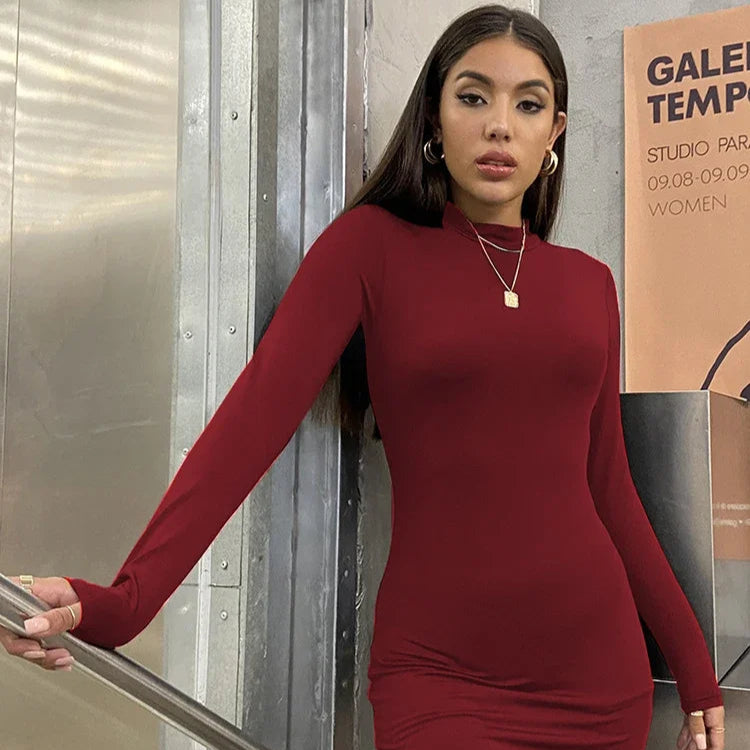 Vestido Manga longa Formosa Bodycon