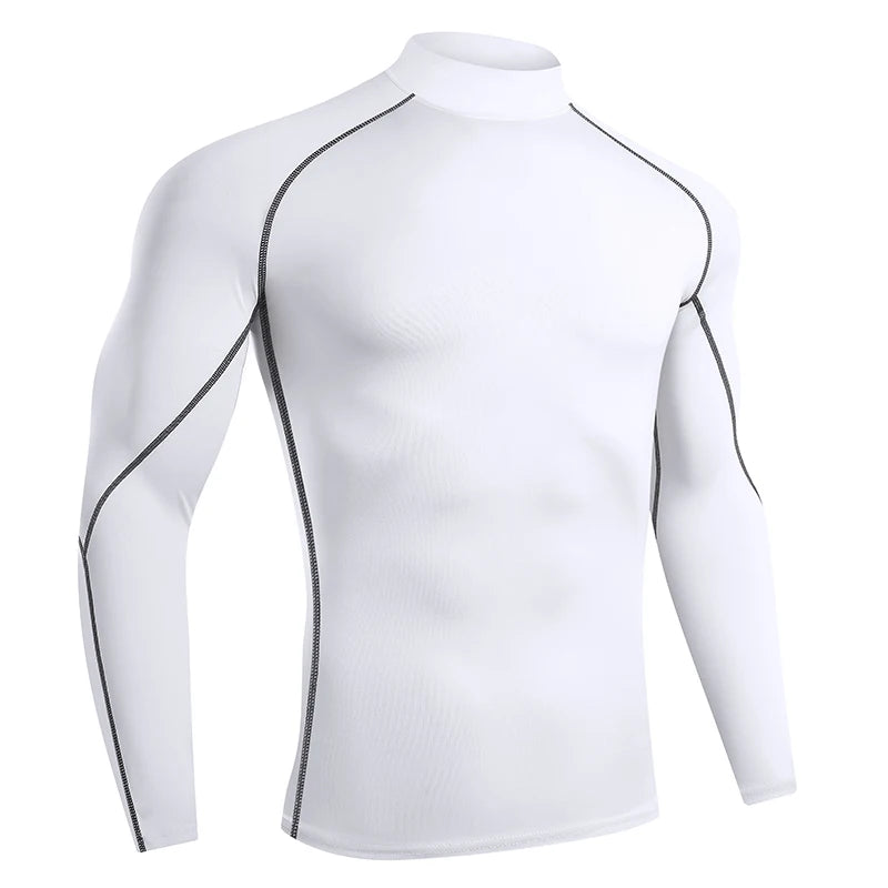 Camiseta fitness manga longa de compressão Rashgard