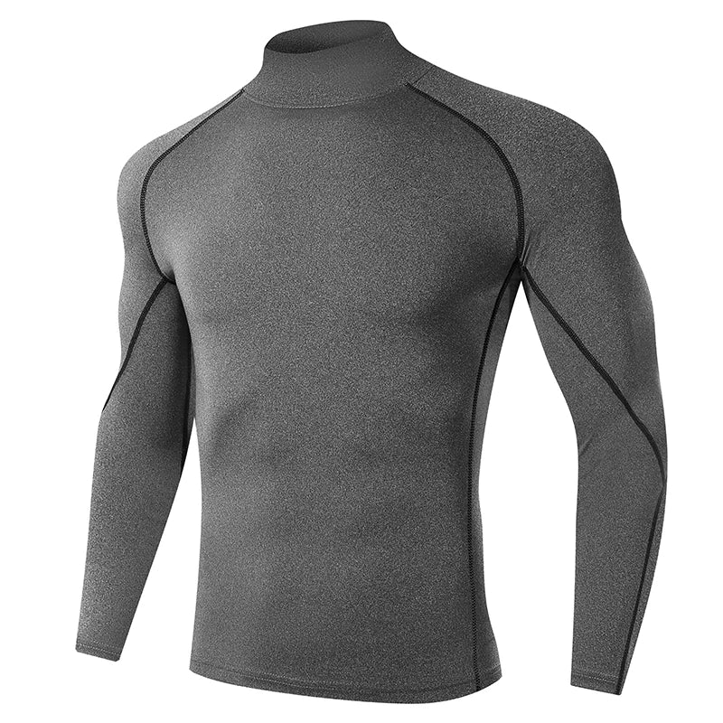 Camiseta fitness manga longa de compressão Rashgard