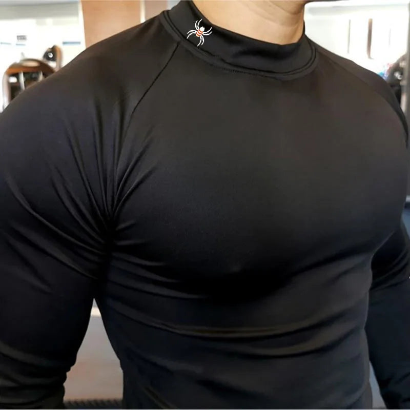 Camiseta de corrida e treinos Manga Longa de Compressão