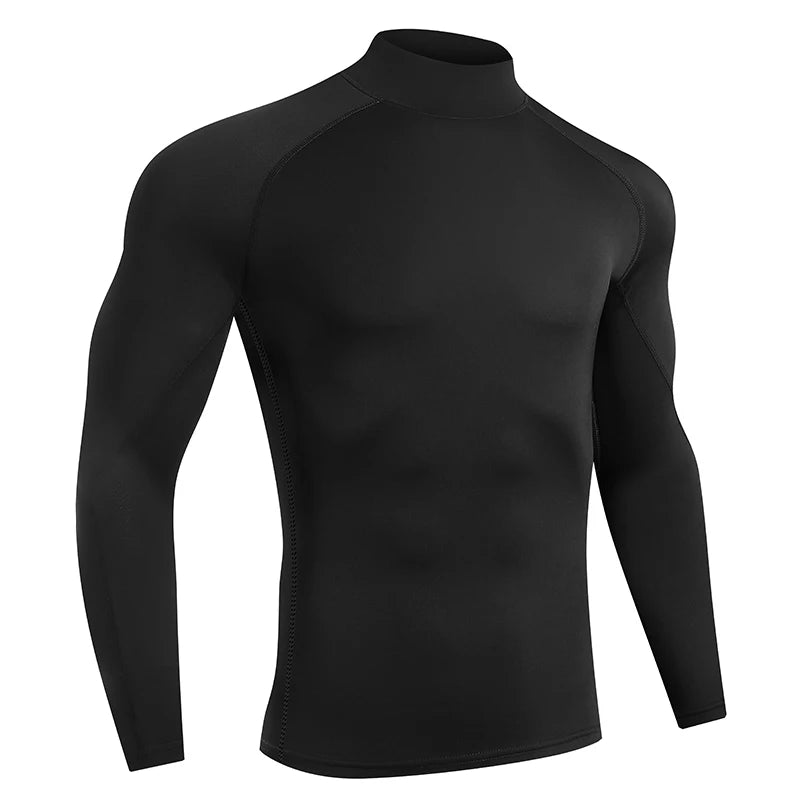 Camiseta fitness manga longa de compressão Rashgard