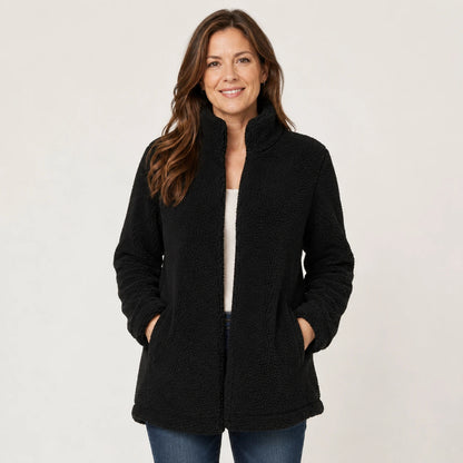 Casaco Feminino Teddy Sherpa com Bolso - Goldeen | Urban Pulse